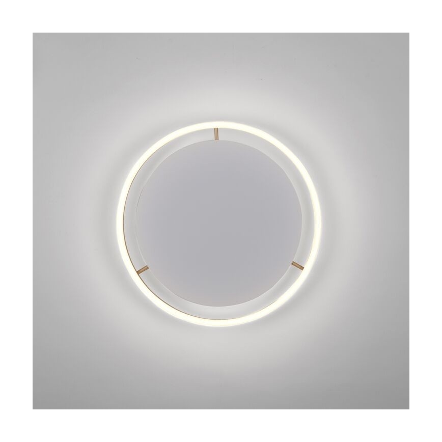 Leuchten Direkt 15391-60 - Iluminação de teto LED com regulação RITUS LED/20W/230V latão