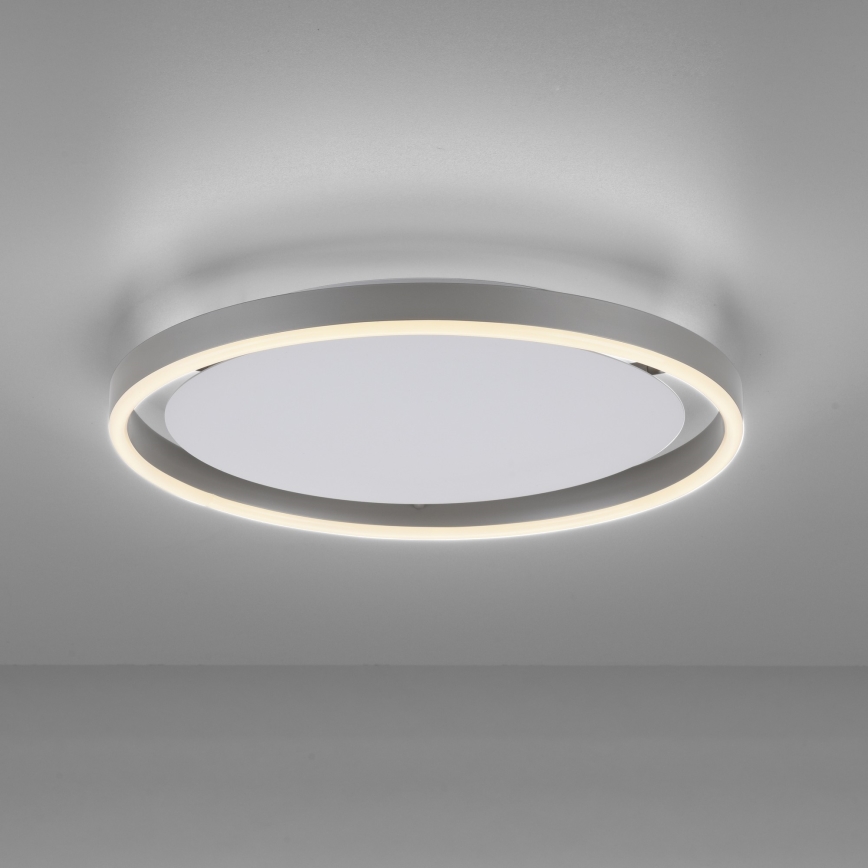 Leuchten Direkt 15391-95 - Iluminação de teto LED com regulação RITUS LED/20W/230V cromado mate