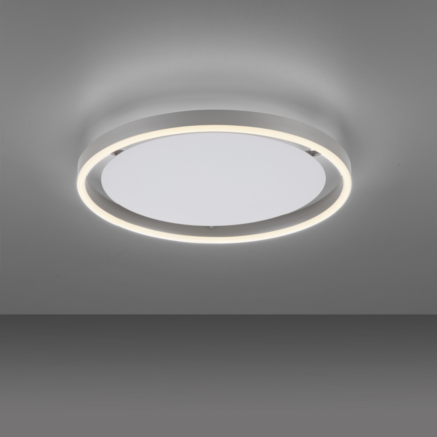 Leuchten Direkt 15391-95 - Iluminação de teto LED com regulação RITUS LED/20W/230V cromado mate