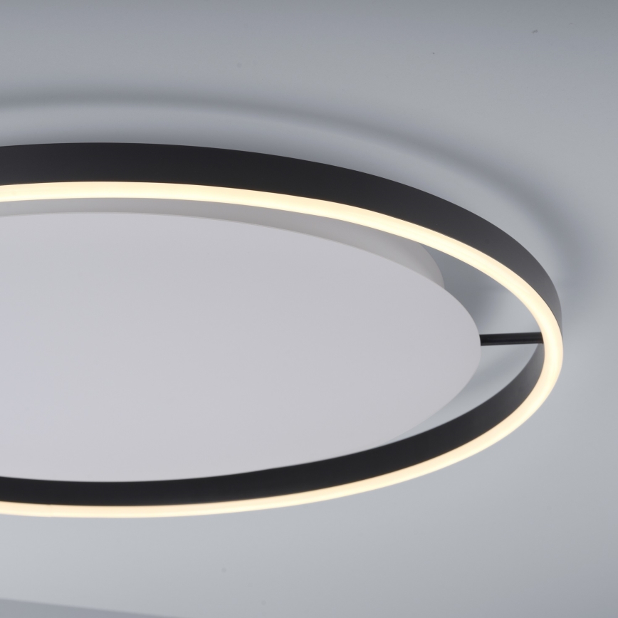 Leuchten Direkt 15392-13 - Iluminação de teto LED com regulação RITUS LED/30W/230V preta