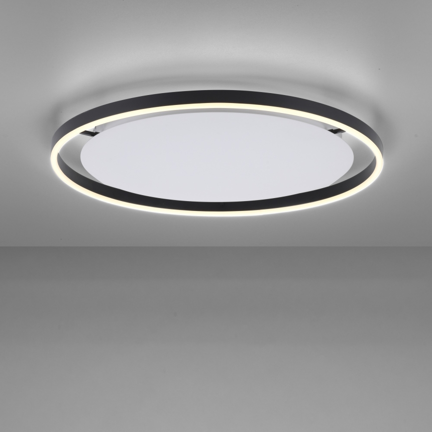 Leuchten Direkt 15392-13 - Iluminação de teto LED com regulação RITUS LED/30W/230V preta