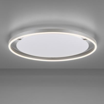 Leuchten Direkt 15392-95 - Iluminação de teto LED com regulação RITUS LED/30W/230V cromado mate