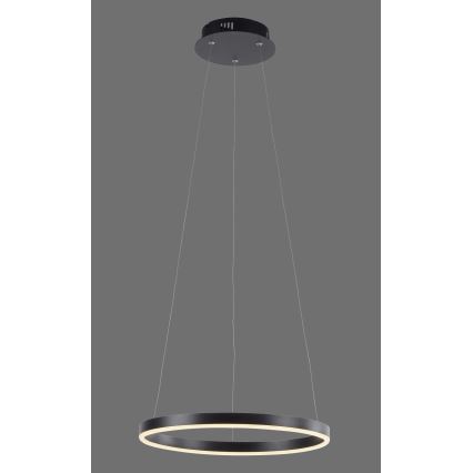Leuchten Direkt 15393-13- Candelabro suspenso LED com regulação RITUS LED/20W/230V preto