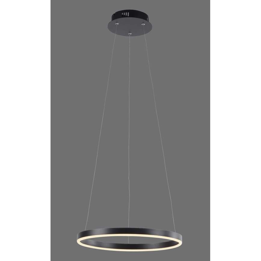 Leuchten Direkt 15393-13- Candelabro suspenso LED com regulação RITUS LED/20W/230V preto