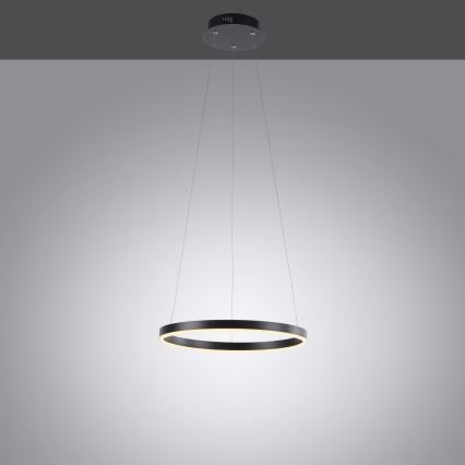 Leuchten Direkt 15393-13- Candelabro suspenso LED com regulação RITUS LED/20W/230V preto
