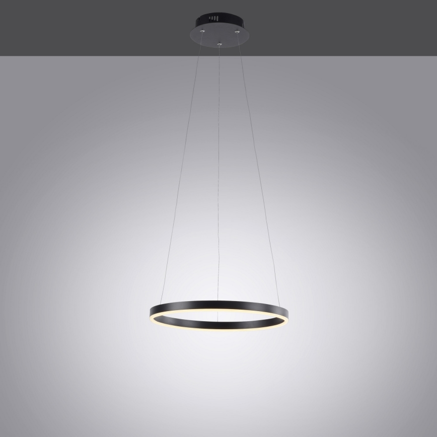 Leuchten Direkt 15393-13- Candelabro suspenso LED com regulação RITUS LED/20W/230V preto