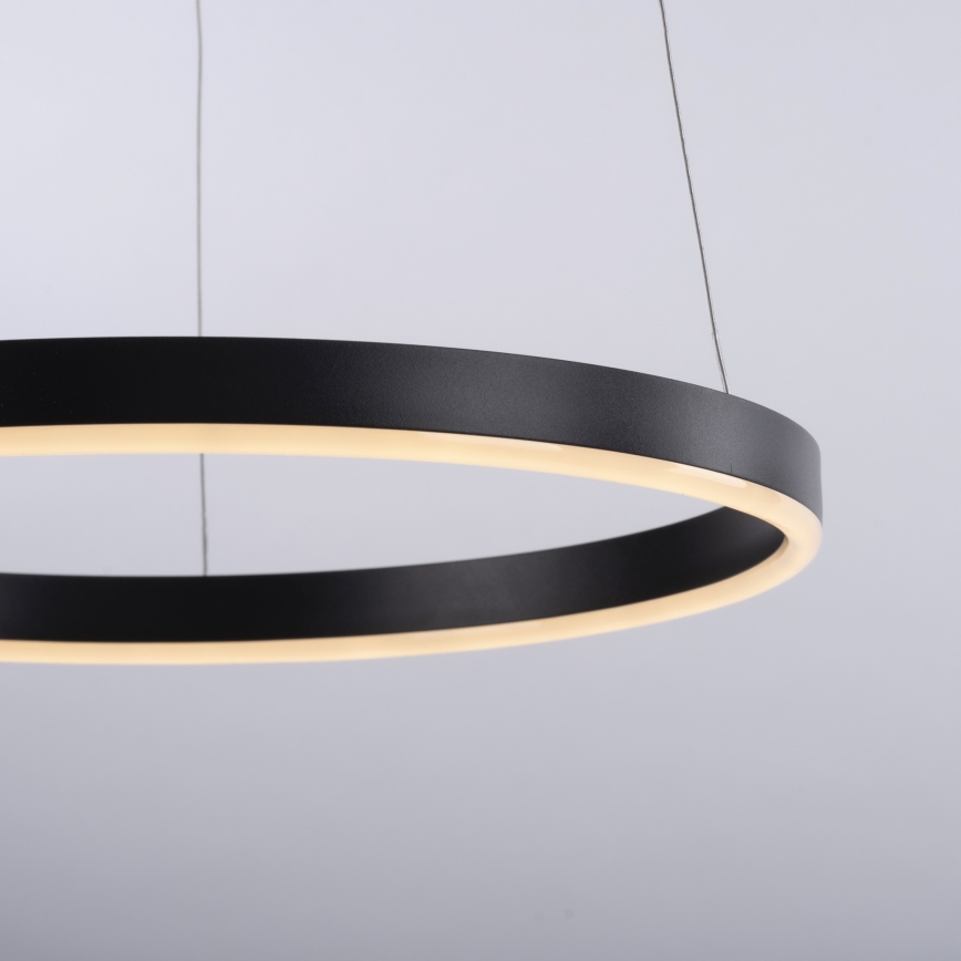 Leuchten Direkt 15393-13- Candelabro suspenso LED com regulação RITUS LED/20W/230V preto