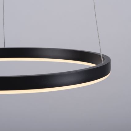 Leuchten Direkt 15393-13- Candelabro suspenso LED com regulação RITUS LED/20W/230V preto