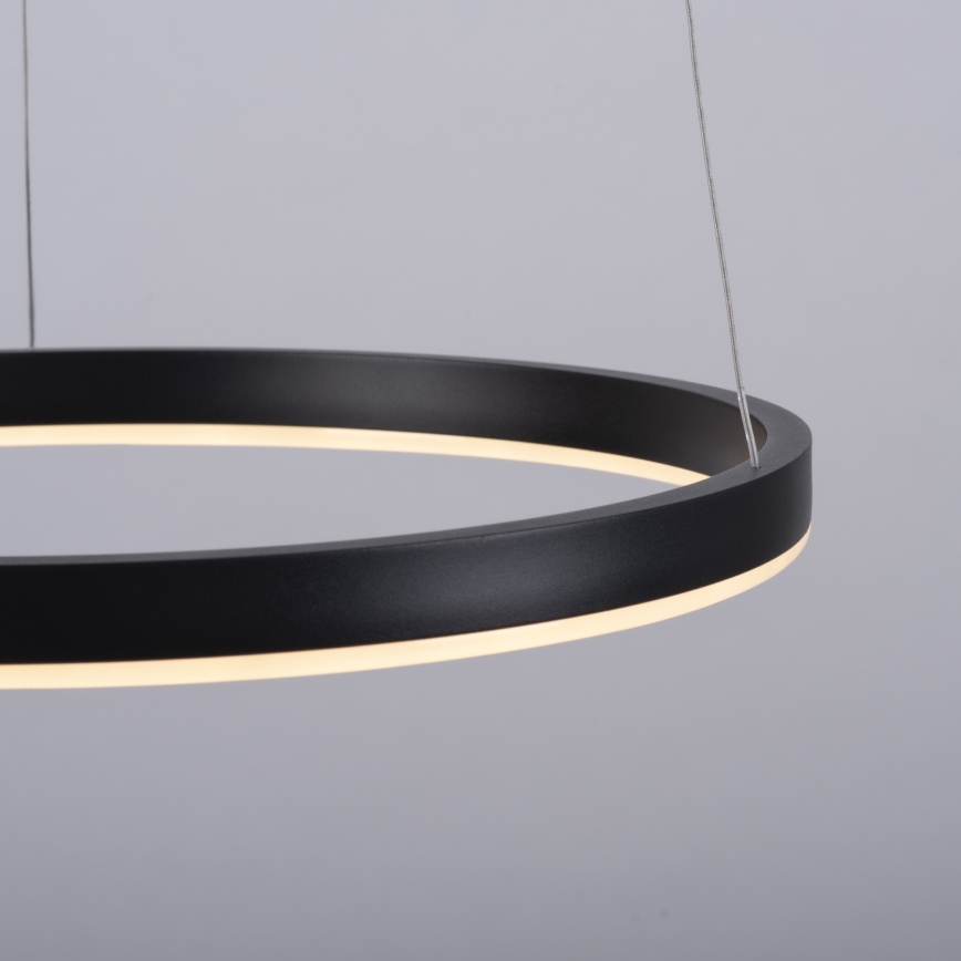 Leuchten Direkt 15393-13- Candelabro suspenso LED com regulação RITUS LED/20W/230V preto