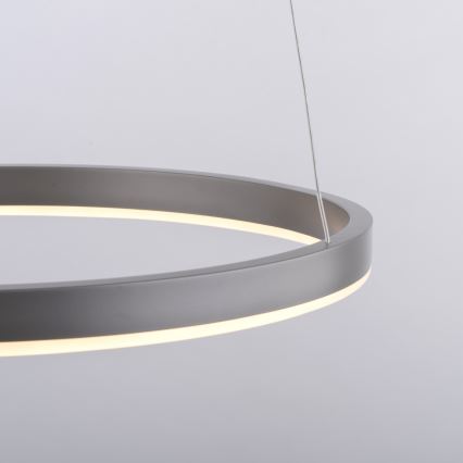 Leuchten Direkt 15393-95 - Candeeiro suspenso LED com regulação RITUS LED/20W/230V cromado mate