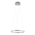 Leuchten Direkt 15393-95 - Candeeiro suspenso LED com regulação RITUS LED/20W/230V cromado mate