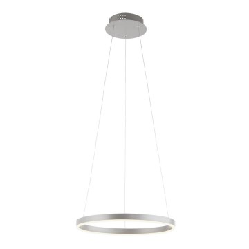 Leuchten Direkt 15393-95 - Candeeiro suspenso LED com regulação RITUS LED/20W/230V cromado mate