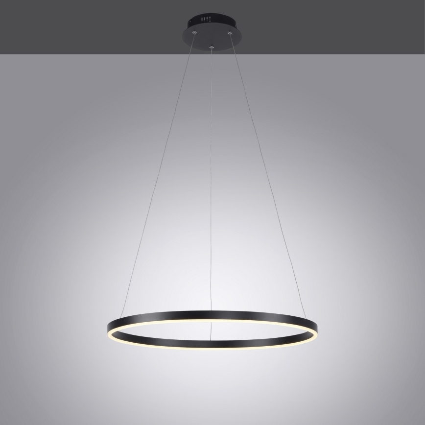 Leuchten Direkt 15394-13-Candelabro suspenso LED com regulação RITUS LED/30W/230V preto