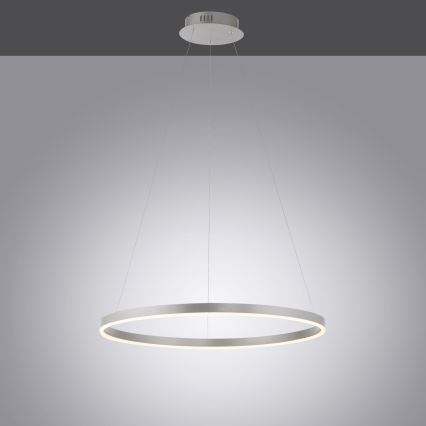 Leuchten Direkt 15394-95 - Candeeiro suspenso LED com regulação RITUS LED/30W/230V cromado mate