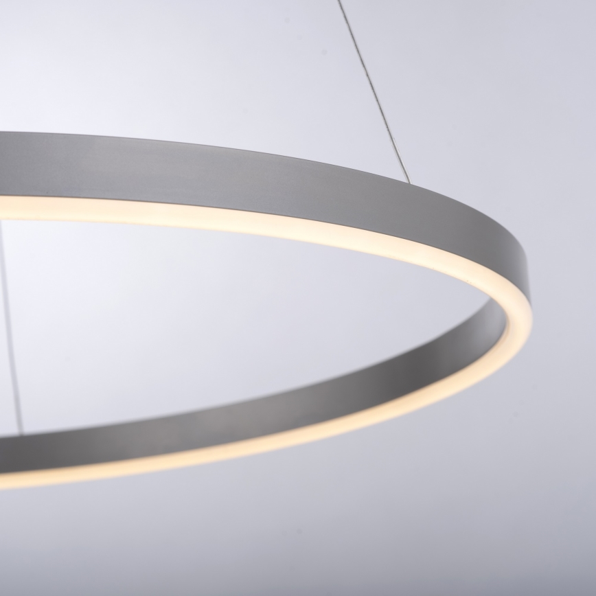 Leuchten Direkt 15394-95 - Candeeiro suspenso LED com regulação RITUS LED/30W/230V cromado mate