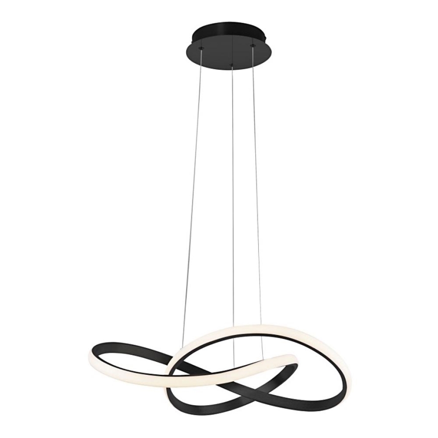 Leuchten Direkt 15402-18- Candelabro suspenso LED com regulação MARIA LED/25W/230V preto