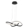Leuchten Direkt 15402-18- Candelabro suspenso LED com regulação MARIA LED/25W/230V preto
