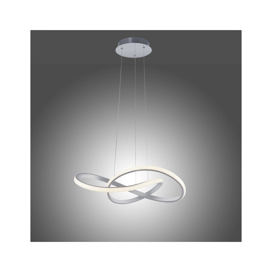 Leuchten Direkt 15402-95- Candelabro suspenso LED com regulação MARIA LED/25W/230V mate cromado