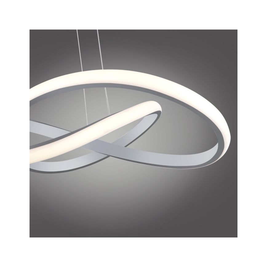 Leuchten Direkt 15402-95- Candelabro suspenso LED com regulação MARIA LED/25W/230V mate cromado