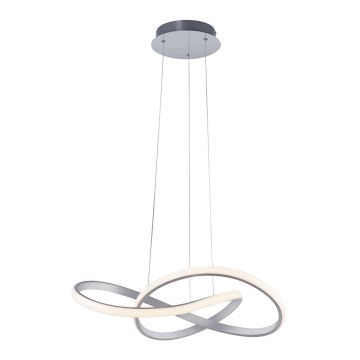 Leuchten Direkt 15402-95- Candelabro suspenso LED com regulação MARIA LED/25W/230V mate cromado