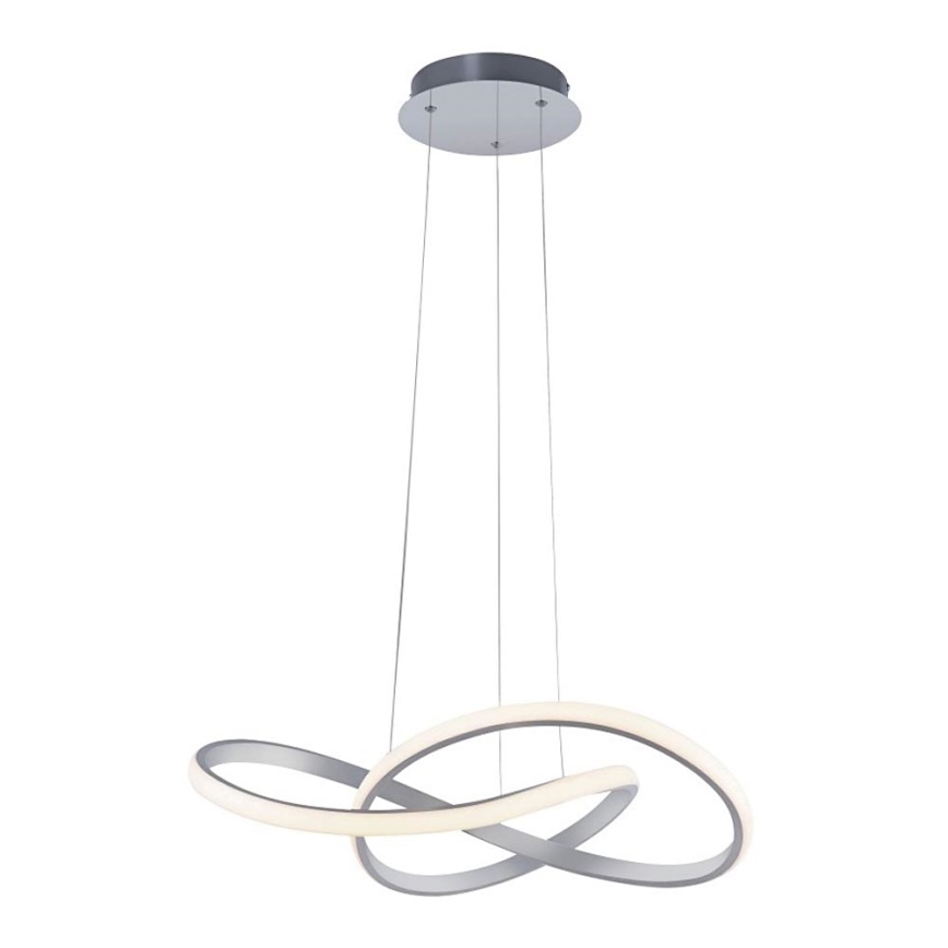 Leuchten Direkt 15402-95- Candelabro suspenso LED com regulação MARIA LED/25W/230V mate cromado