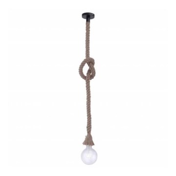 Leuchten Direkt 15481-18 - Candelabro num fio ROPE 1xE27/60W/230V