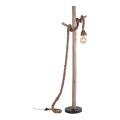 Leuchten Direkt 15484-18 - Candeeiro de pé ROPE 1xE27/15W/230V