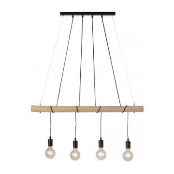 Leuchten Direkt 15505-18 - Candelabro suspenso LED TERO 4xE27/60W/230V