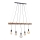 Leuchten Direkt 15515-18 - Candelabro suspenso DAMIAN 5xE27/60W/230V eucalipto