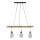Leuchten Direkt 15526-79 - Candelabro suspenso SPRING 3xE27/40W/230V eucalipto