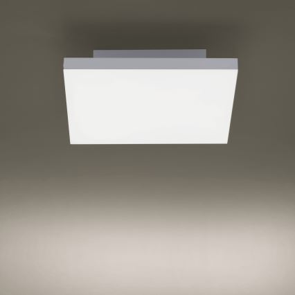 Leuchten Direkt 15550-16 - Luz de teto fosca LED CANVAS LED/17W/230V + controlo remoto