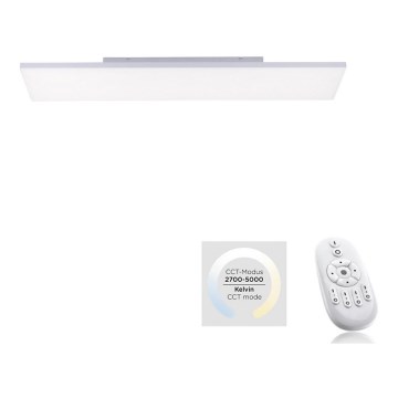 Leuchten Direkt 15553-16 - Luz de teto fosca LED CANVAS LED/20W/230V + controlo remoto