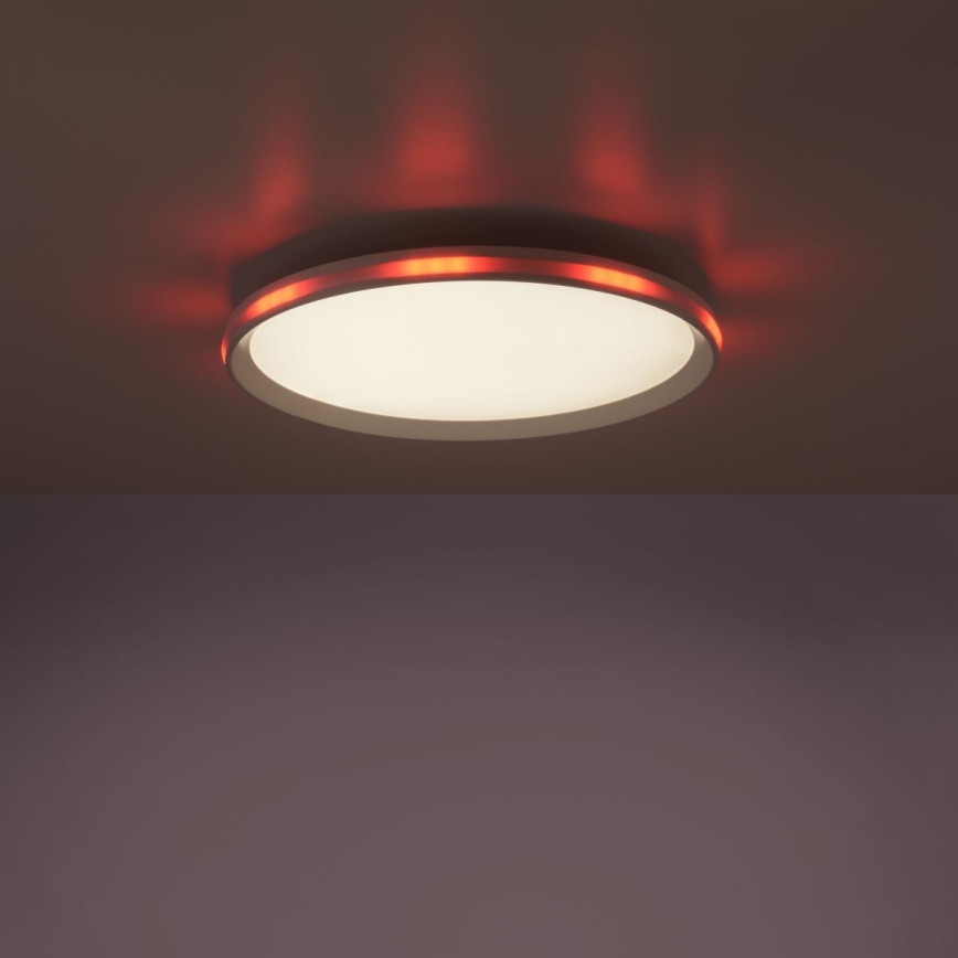 Leuchten Direkt 15555-16 - Iluminação de teto LED RGBW com regulação GALACTICA LED/28W/230V 2700-5000K + controlo remoto