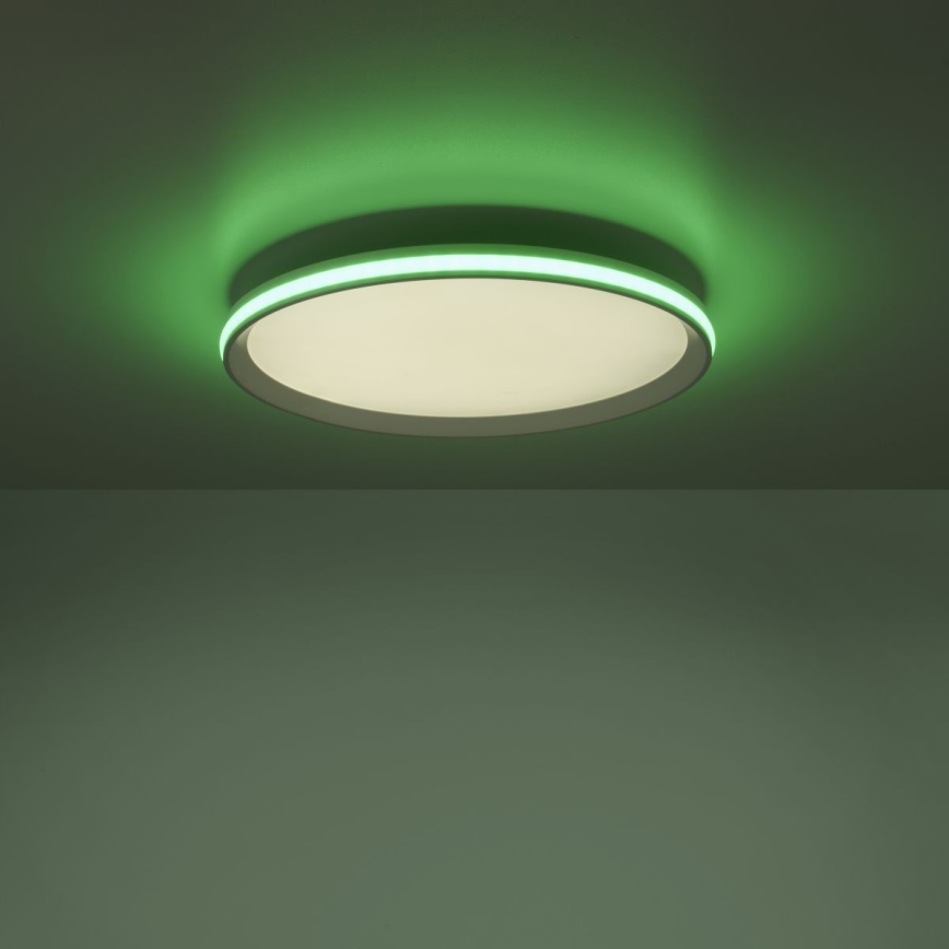 Leuchten Direkt 15555-16 - Iluminação de teto LED RGBW com regulação GALACTICA LED/28W/230V 2700-5000K + controlo remoto