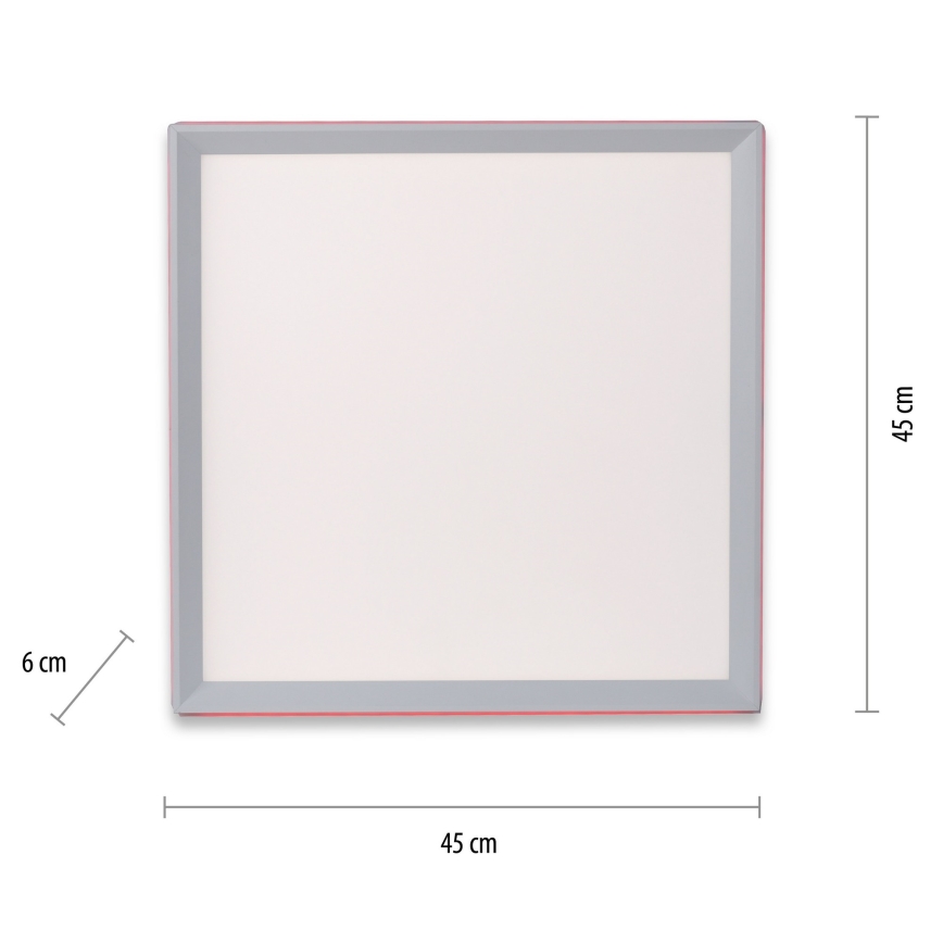 Leuchten Direkt 15556-16 - Iluminação de teto LED RGB com regulação GALACTICA LED/32W/230V + controlo remoto