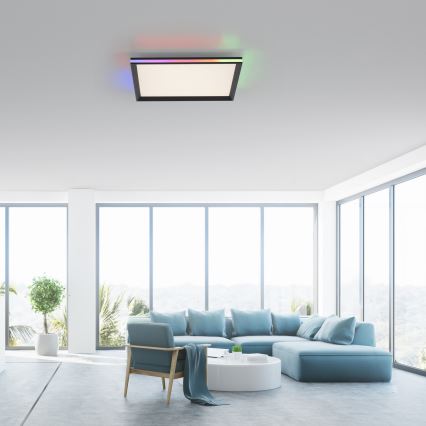 Leuchten Direkt 15556-18 - Iluminação de teto RGBW com regulação GALACTICA LED/32W/230V 2700-5000K + controlo remoto