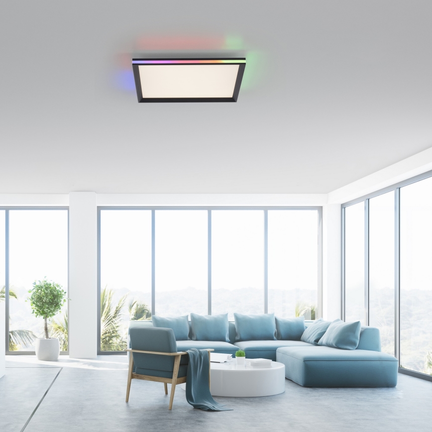 Leuchten Direkt 15556-18 - Iluminação de teto RGBW com regulação GALACTICA LED/32W/230V 2700-5000K + controlo remoto