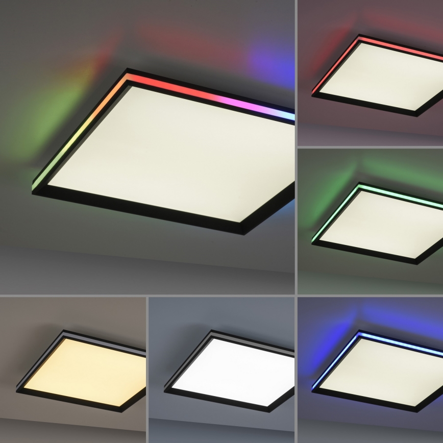 Leuchten Direkt 15556-18 - Iluminação de teto RGBW com regulação GALACTICA LED/32W/230V 2700-5000K + controlo remoto