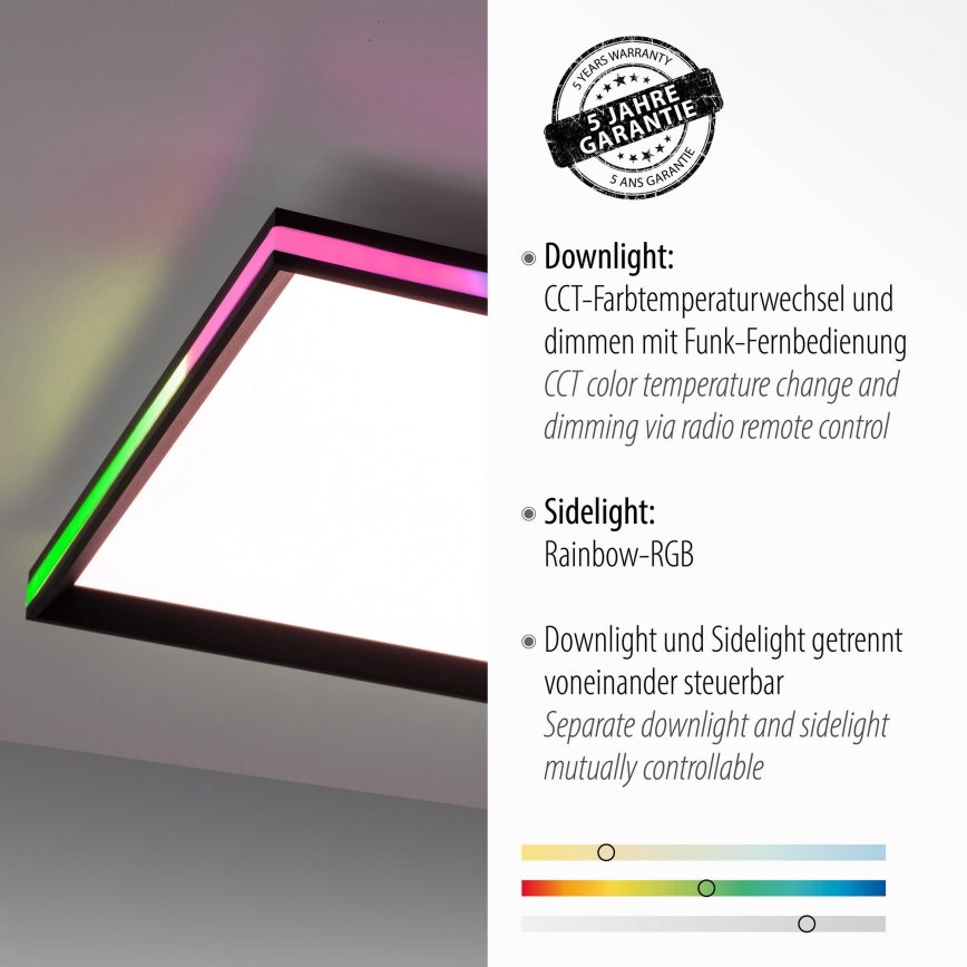 Leuchten Direkt 15556-18 - Iluminação de teto RGBW com regulação GALACTICA LED/32W/230V 2700-5000K + controlo remoto