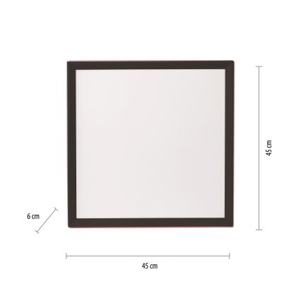 Leuchten Direkt 15556-18 - Iluminação de teto RGBW com regulação GALACTICA LED/32W/230V 2700-5000K + controlo remoto