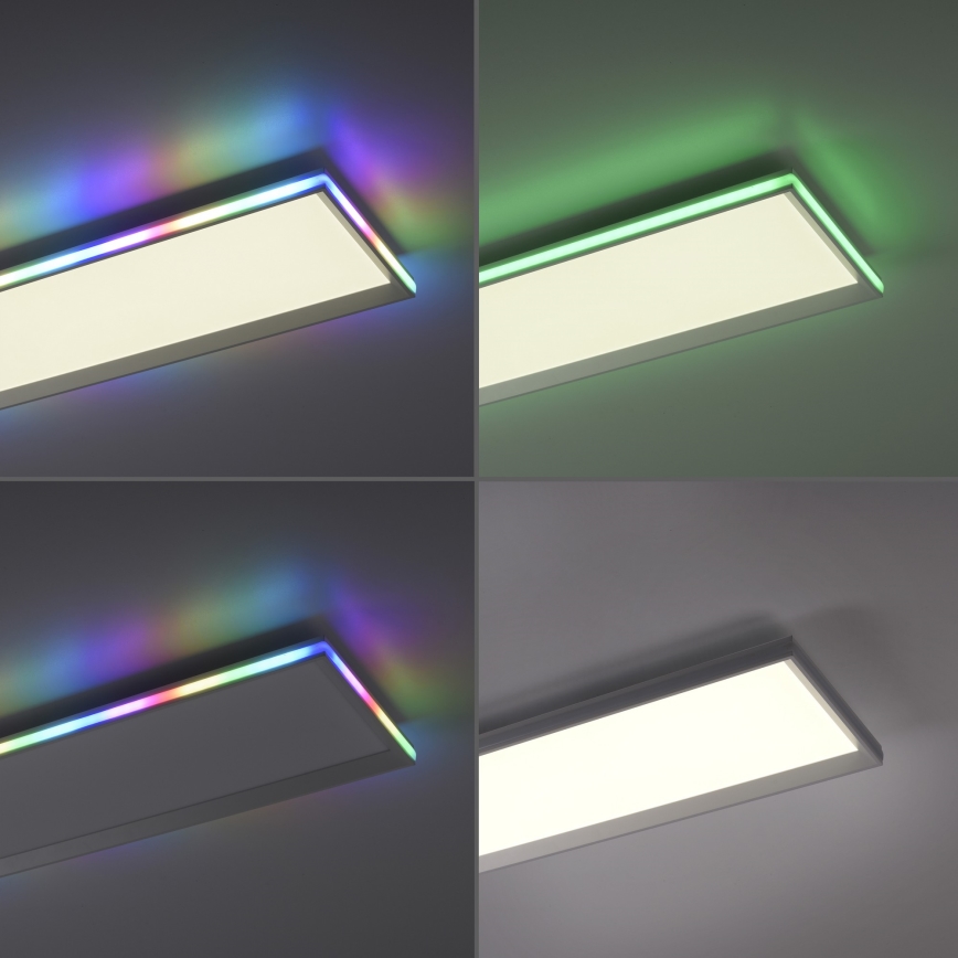 Leuchten Direkt 15557-16- Iluminação de teto LED RGB com regulação GALACTICA LED/40W/230V + controlo remoto