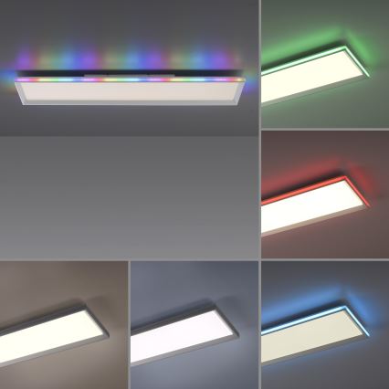 Leuchten Direkt 15557-16- Iluminação de teto LED RGB com regulação GALACTICA LED/40W/230V + controlo remoto
