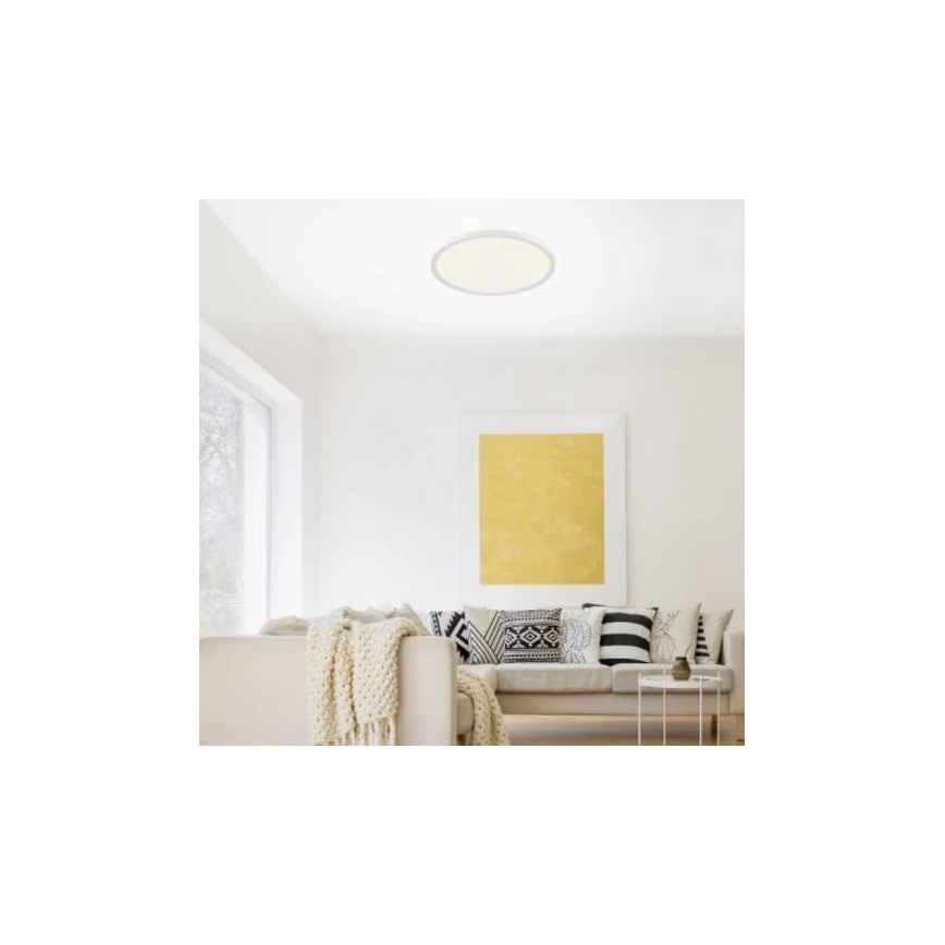 Leuchten Direkt 15571-16 - Iluminação de teto LED com regulação FLAT LED/23,5W/230V 2700-5000K + controlo remoto