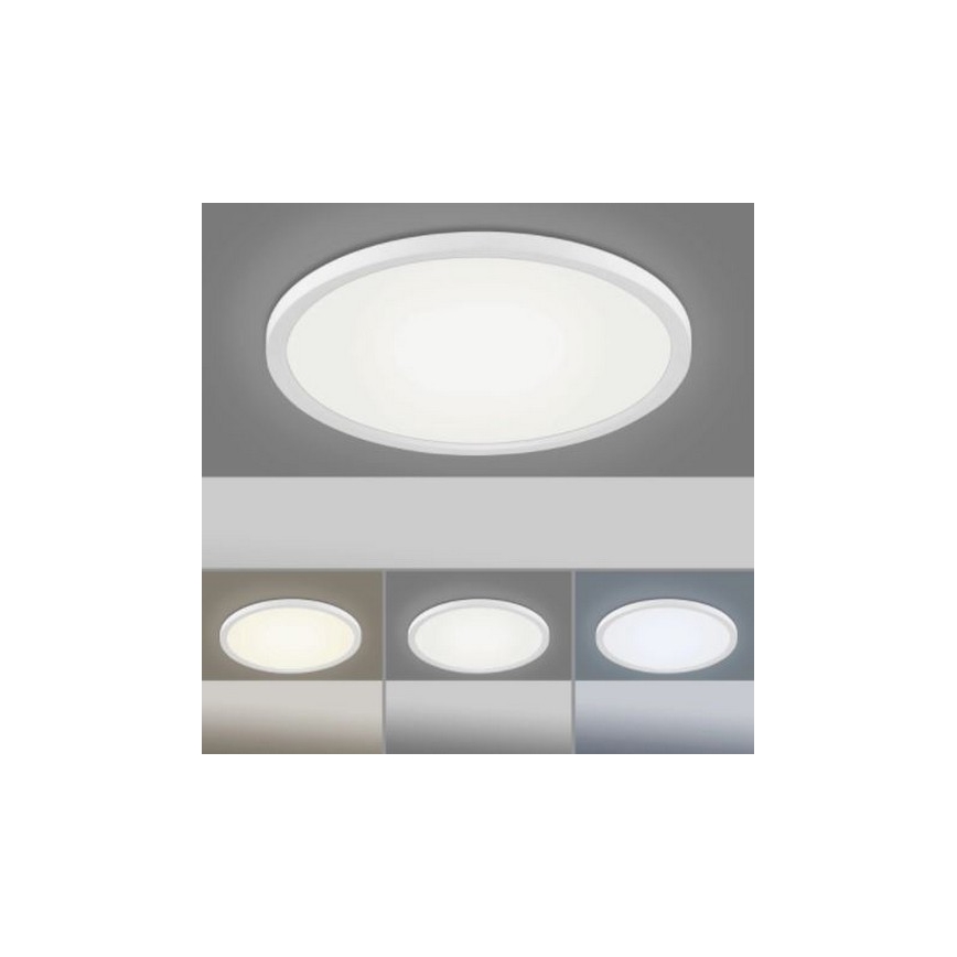Leuchten Direkt 15571-16 - Iluminação de teto LED com regulação FLAT LED/23,5W/230V 2700-5000K + controlo remoto