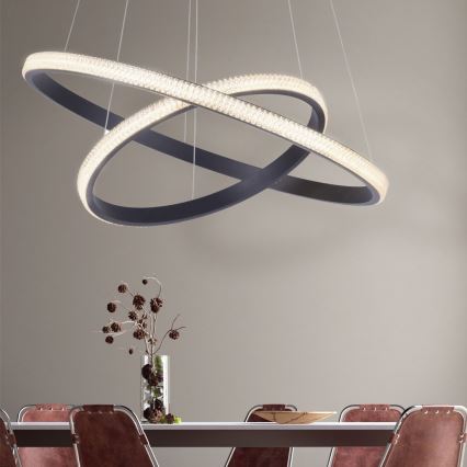 Leuchten Direkt 15610-18 - Candelabro suspenso LED com regulação MUSA LED/36W/230V