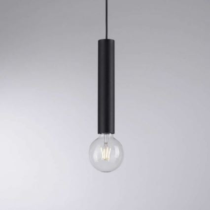 Leuchten Direkt 15617-18 - Candelabro suspenso BRUNA 1xE27/60W/230V preto