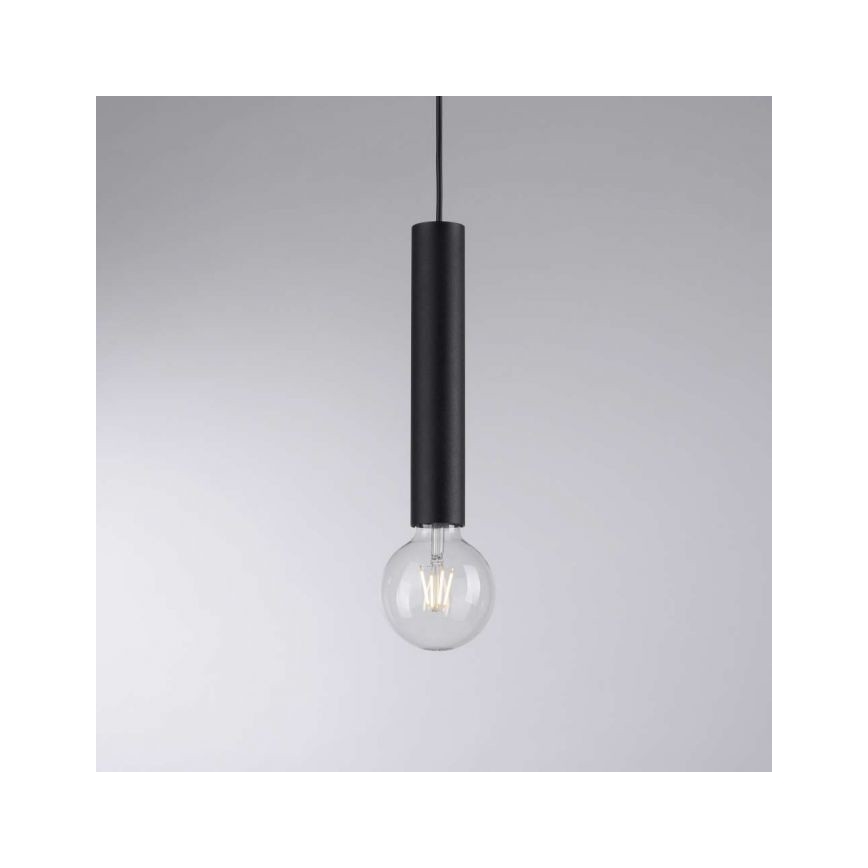 Leuchten Direkt 15617-18 - Candelabro suspenso BRUNA 1xE27/60W/230V preto