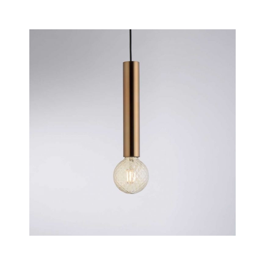 Leuchten Direkt 15617-60 - Candelabro suspenso BRUNA 1xE27/60W/230V latão