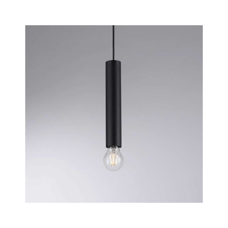 Leuchten Direkt 15618-18 - Candelabro suspenso BRUNA 3xE27/60W/230V preto