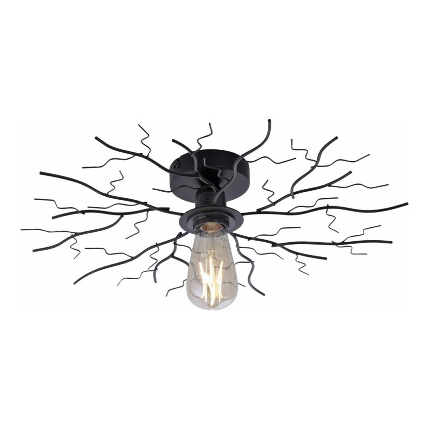 Leuchten Direkt 15638-18 - Candelabro integrado LIMB 1xE27/40W/230V preto